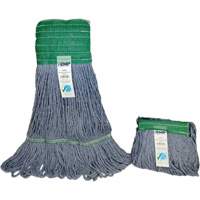 Wide-Band Mop Head, Antimicrobial/Floor Finishing/Specialty, Cotton/Rayon/Synthetic, Loop Style D. Morneault & Fils