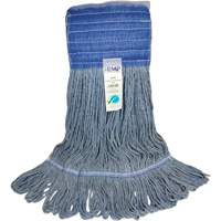 Wide-Band Mop Head, Antimicrobial/Floor Finishing/Specialty, Cotton/Rayon/Synthetic, Loop Style D. Morneault & Fils