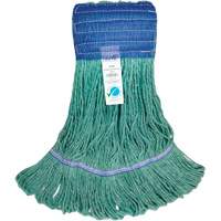 Wide-Band Mop Head, Antimicrobial/Floor Finishing/Specialty, Cotton/Rayon/Synthetic, Loop Style D. Morneault & Fils