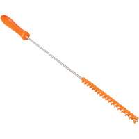 Tube Brush, Stiff Bristles, 19-7/10" Long, Orange D. Morneault & Fils