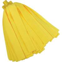 Socket Mop, Yellow, Microfibre, Cut Style D. Morneault & Fils