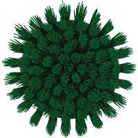 HyDrive Round Drill Brush, Extra Stiff Bristles, 3-1/10" Long, Green D. Morneault & Fils