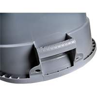 Grey Titan Garbage Container, Plastic, 20 US gal. D. Morneault & Fils