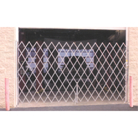 Barri&egrave;res de s&eacute;curit&eacute; galvanis&eacute;es repliables, Repliable simple fixe, 4' lo x 6' h d&eacute;ploy&eacute; D. Morneault & Fils