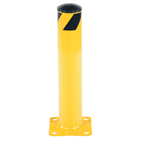 Butoir de s&eacute;curit&eacute;, Acier, 24" h x 4,5" la, Jaune D. Morneault & Fils