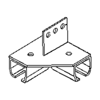 Raccord pour joint d'angle de 90° pour murs-rideaux mont&eacute;s sur poutre D. Morneault & Fils