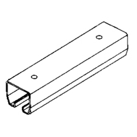 Rail de roulement pour murs-rideaux, 10' lo D. Morneault & Fils