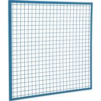 Wire Mesh Partition Components - Panels, 4' H x 4' W D. Morneault & Fils