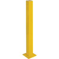 Heavy-Duty Bollards, Steel, 48" H x 4" W, Yellow D. Morneault & Fils