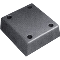 Butoirs de quai en caoutchouc moul&eacute;s, Caoutchouc, 13" la x 4" p x 12" h D. Morneault & Fils