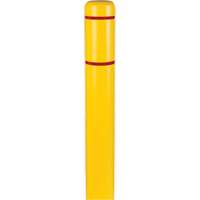 Capuchons en polyethylene pour borne de protection, 6-5/8" dia. x 52" l, Jaune D. Morneault & Fils
