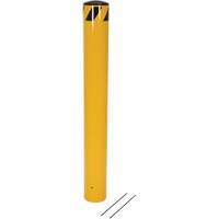 Bornes &agrave; couler, Acier, 48-1/2" h x 5-9/16" la, Jaune D. Morneault & Fils