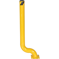 Borne d&eacute;sax&eacute;e, Acier, 54" h x 4-1/2" la, Jaune D. Morneault & Fils
