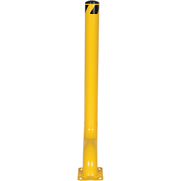 Borne d&eacute;sax&eacute;e, Acier, 54" h x 4-1/2" la, Jaune D. Morneault & Fils