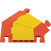 Protecteurs de c&acirc;bles robustes &agrave; 4 canaux Linebacker, virage &agrave; droite D. Morneault & Fils