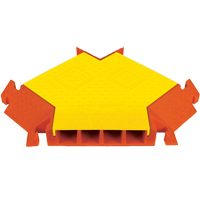 Protecteurs de c&acirc;bles &agrave; 4 canaux Linebacker pour usage g&eacute;n&eacute;ral, connecteur Y D. Morneault & Fils