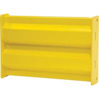 Barri&egrave;re de s&eacute;curit&eacute; de qualit&eacute; industrielle, Acier, 19" lo x 12" h, Jaune s&eacute;curit&eacute; OSHA D. Morneault & Fils