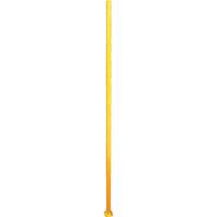 Adjustable Perimeter Guard In-Line Post, 4" W x 96" H, Yellow D. Morneault & Fils