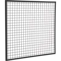 Wire Mesh Partition Panel, 4' H x 4' W D. Morneault & Fils