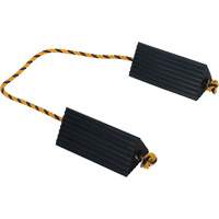 Cale de roue d'avion de transporteur a&eacute;rien, 5" x 10" x 4-1/2", Noir D. Morneault & Fils