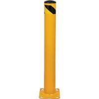 Butoir, Acier, 36" h x 4-1/2" la, Jaune D. Morneault & Fils