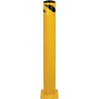Butoir de s&eacute;curit&eacute;, Acier, 42" h x 5-1/2" la, Jaune D. Morneault & Fils