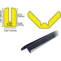 W Profile 1M Edge Protection Bumper Guard, 3.25' Long D. Morneault & Fils