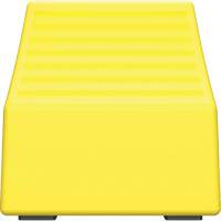 Checkers Safety Heavy-Duty Ultra Class Mining Wheel Chock, HDPE, Yellow, 14-1/2" W x 17-1/2" D x 16" H D. Morneault & Fils