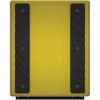 Checkers Safety Heavy-Duty Ultra Class Mining Wheel Chock, HDPE, Yellow, 14-1/2" W x 17-1/2" D x 16" H D. Morneault & Fils