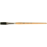 One Stroke Paint Brush, 1/2" Brush Width, Ox Hair, Wood Handle D. Morneault & Fils