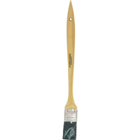 Radiator Paint Brush, Bristle, Wood Handle, 1-1/2" Width D. Morneault & Fils