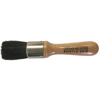 Stencil Brush, Natural Bristles, Wood Handle, 1" Width D. Morneault & Fils