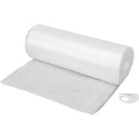 Toile de protection, 400' lo x 9' la, Plastique D. Morneault & Fils