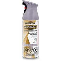 Universal&reg; Enamel Paint & Primer In One, Silver Lilac Purple, Satin, Aerosol Can D. Morneault & Fils
