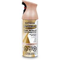 Universal&reg; Pearl Paint & Primer In One Spray Paint, Champagne Pink, Metallic, Aerosol Can D. Morneault & Fils
