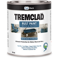 Tremclad&reg; Water-Based Rust Paint, 946 ml, Can, Black D. Morneault & Fils