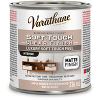 Rev&ecirc;tement &agrave; fini diamant pour bois Varathane, 236 ml, Transparent, Mat D. Morneault & Fils