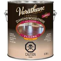 Enduit pour plancher &agrave; fini diamant pour bois Varathane, 3,78 L, Transparent, Brillant D. Morneault & Fils