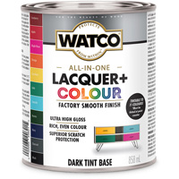 Composant de base fonc&eacute; pour finition laqu&eacute;e + couleur tout-en-un Watco, 946 ml, Base &agrave; teinte fonc&eacute;e, Tr&egrave;s brillant D. Morneault & Fils