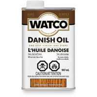 Huile danoise Watco, 947 ml, Noyer fonc&eacute;, Transparent D. Morneault & Fils
