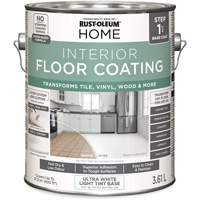 Couche de fond pour syst&egrave;me de rev&ecirc;tement de plancher int&eacute;rieur &agrave; la maison, 3,61 L, &agrave; l'eau, Tr&egrave;s mat, Base &agrave; teinter/Blanc D. Morneault & Fils