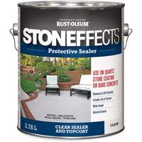 Stoneffects Protective Concrete Sealer, 3.78 L, Water-Based, Transparent, Clear D. Morneault & Fils