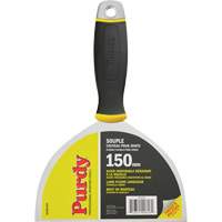 Couteau &agrave; joints de premi&egrave;re qualit&eacute;, Lame Acier inoxydable, Largeur 6", Manche Plastique D. Morneault & Fils