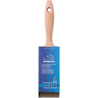 Pinceau pour murs et garnitures 100% One Coat, Polyester, Manche Bois, Largeur de 2" D. Morneault & Fils