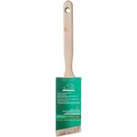 Brosse de pouce &agrave; angle One Coat, Soie blanche, Manche Bois, Largeur de 2" D. Morneault & Fils