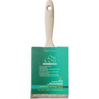 One Coat Trim & Wall Brush, White China, Wood Handle, 4" Width D. Morneault & Fils