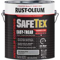 Rev&ecirc;tement d'acrylique SafeTex Easy-Tread, 1 gal., &agrave; l'eau, Plat/Textur&eacute;, Gris D. Morneault & Fils