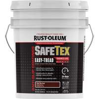 Rev&ecirc;tement d'acrylique SafeTex Easy-Tread, 4 gal., &agrave; l'eau, Plat/Textur&eacute;, Rouge D. Morneault & Fils