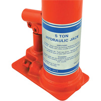JHJ-5 Crics &agrave; bouteille pour usage tr&egrave;s intensif, 5 tonne(s), 15-3/8" Hauteur &eacute;lev&eacute;e D. Morneault & Fils