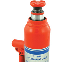 JHJ-5 Crics &agrave; bouteille pour usage tr&egrave;s intensif, 5 tonne(s), 15-3/8" Hauteur &eacute;lev&eacute;e D. Morneault & Fils